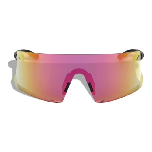 Adidas Вытесанный пластик Нерегулярная форма Солнцезащитные очки Унисекс Черный