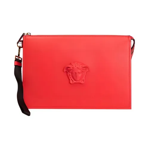VERSACE Кожа Клатч Женский Красный