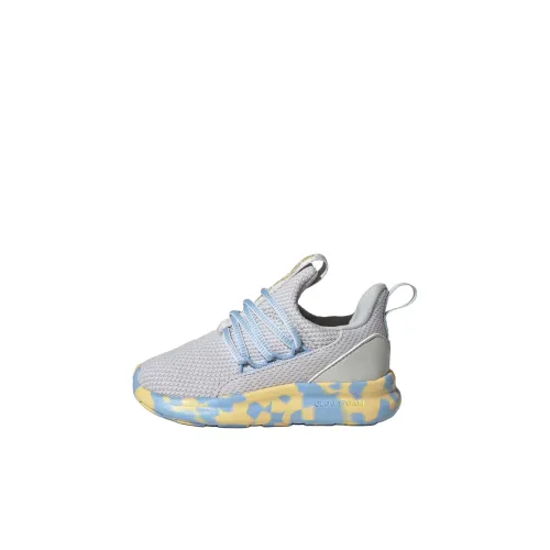 Adidas LITE RACER ADAPT 7,0 Противоскользящая Устойчивая к истиранию Низкий Топ Обувь для малышей Серый Малыш И Малыш