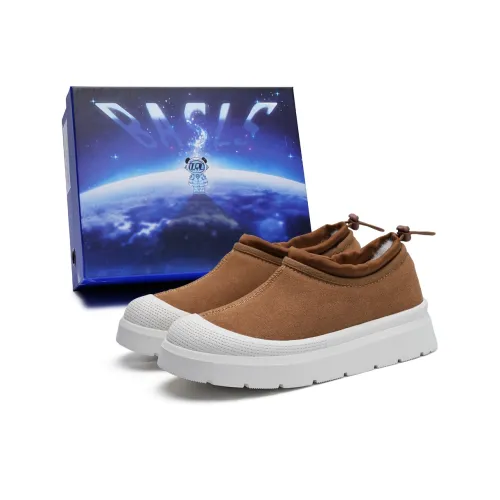 BASLS Slip-on с закрытым носком низкий топ термический противоскользящий покрытие короткие сноубутсы унисекс коричневый