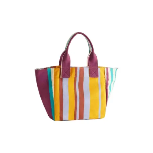 Other Stories Хлопок Тоут Сумка Сумка для покупок Сумка на плечо Сумка большая Женская Белая и Желтая и Оранжевая