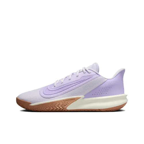 Nike Precision 7 Баскетбольные кроссовки Low Топ Светло-фиолетовый Мужской