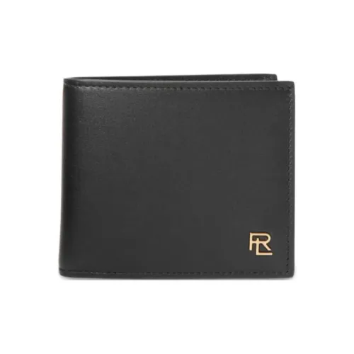 Ralph Lauren Телячья кожа Кошелек Средний Мужской Черный