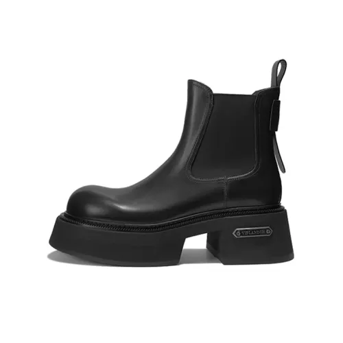 Viplander Короткий Челси Мужской Черный