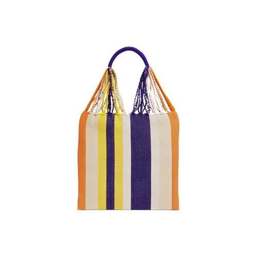 MARNI Ткань Hammock Сумка Маленькая Женская Фиолетовая Бежевая Оранжевая