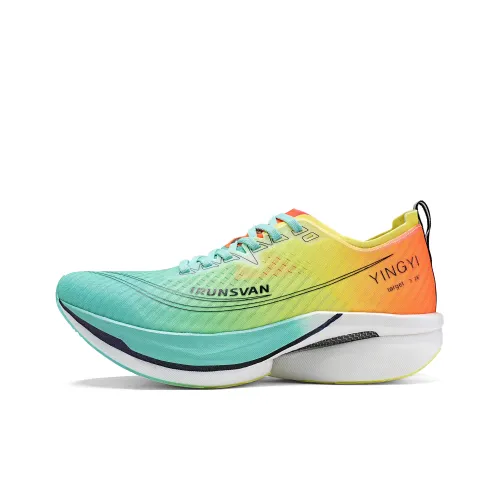 IRUNSVAN Низкие беговые кроссовки коробка унисекс переливающееся сияние