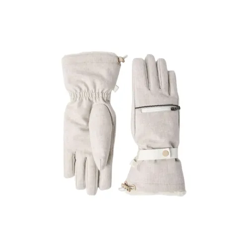 Brunello Cucinelli Ткань, Кожа, И Мех Перчатки Женские