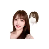 Ножная доставка - Французский Forehead Позиционирование стиля [Заказной шовный - Mocha] 25 см