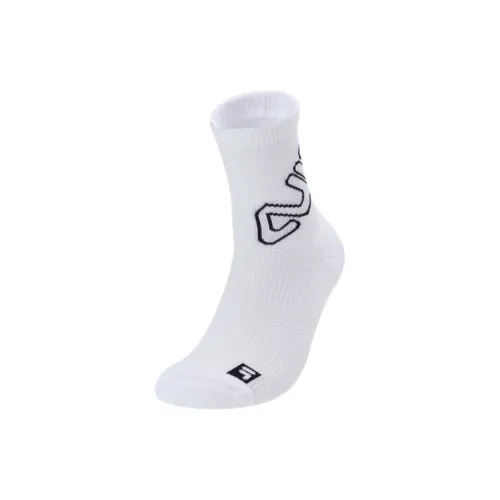 FILA Фитнес 1 шт Белый WT Женские Носки до икры MID