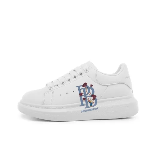 Paddington Bear Low Топ Скейтборд Кроссовки Унисекс Белый