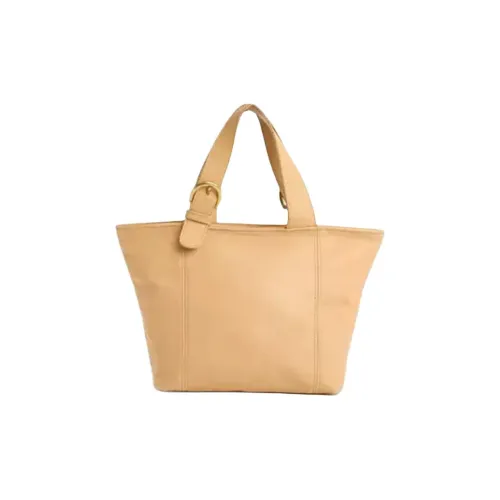 COACH Waverly Перчаточная Дубленая Кожа Сумка Большая Женская Телесного Цвета