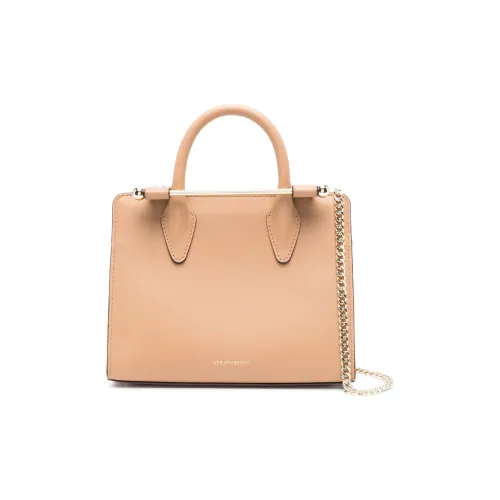 Strathberry Телячья кожа Тоут Сумка Сумка для покупок Сумка через плечо Сумка Мини Женская Карамель