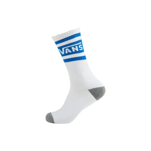 VANS 1 пачка Белый Мужской MID Носки до икры