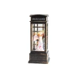 Маленький телефонный кабинет, ажурный, золотой, ангел