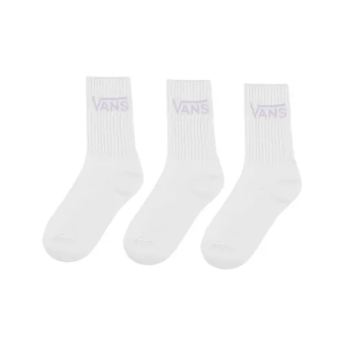 VANS 3 шт Белые Женские Колено Высокие Носки