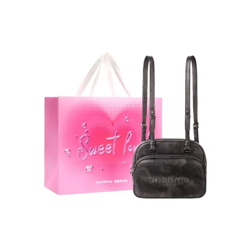 ONE TIME Рюкзак из синтетической кожи стандартный женский золотой медный джинсовый