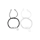 Браслет 1 пара (Черный + Серый)