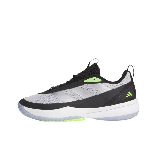 Adidas Slip-resistant Abrasion-resistant Low-top Basketball Shoes Unisex Gray Black Adidas Противоскользящие Аbrasion-resistant Низкие Кеды Баскетбольные Кроссовки Унисекс Серый Черный