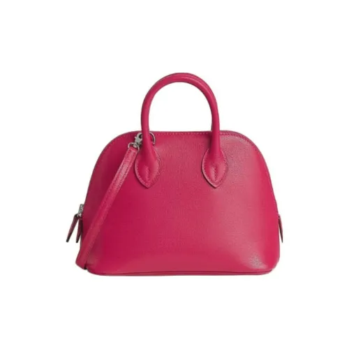 HERMES Bolide Tarmac Chamkila Шевро Сумка через плечо Сумка Мини Женские I6 Розовый Extreme Розовый