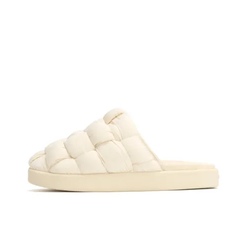 FOOT INDUSTRY Вязаные ткани Тапочки Унисекс Экрю