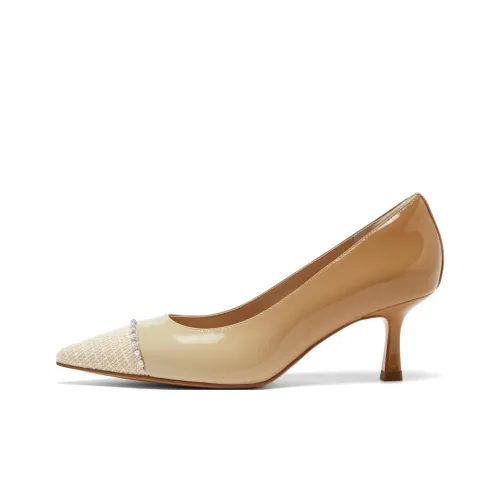 Joypeace Cherry Blossom White Chocolate Narrow Heel High Heels 6 см Женские