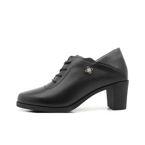 HANG TEN Грубый каблук Высокие каблуки 55 мм Женские