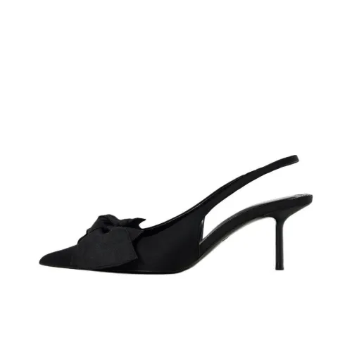 ZARA Узкий каблук Высокие каблуки 8 см Женские Черный