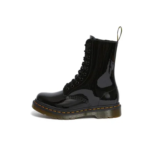 Dr.Martens 1490 Короткий Мартин Ботинок Женские Черный