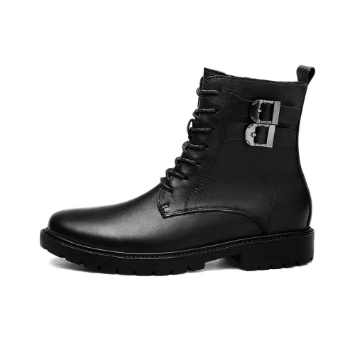 Bull Thunder Short Martin Boot Мужской Черный