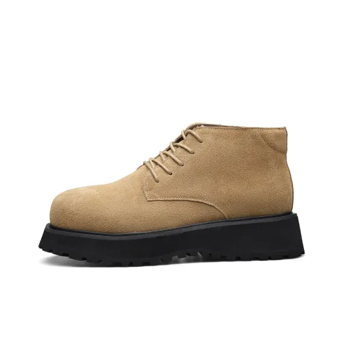 D Fuse SCANDINAVIA Ботильоны Мужские Желто-Коричневые