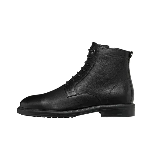 GEOX Короткий Мартин Ботин Мужской Черный