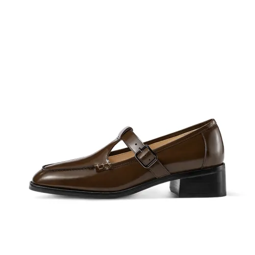 7or9 Карамель Панкейки Лоферы 3,5 см Женские Шоколад