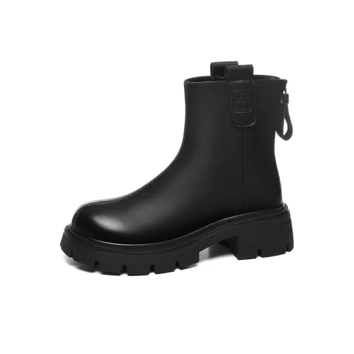 Golden Silk Rabbit Женские ботильоны