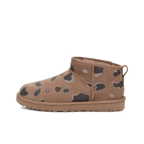 UGG CLASSIC ULTRA MINI Appaloosa Короткие Снежные Ботинки Женские