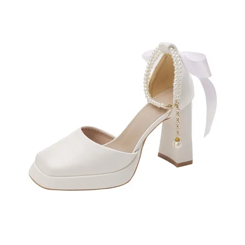 Zubumei Грубый каблук Высокие каблуки 7 см Женские