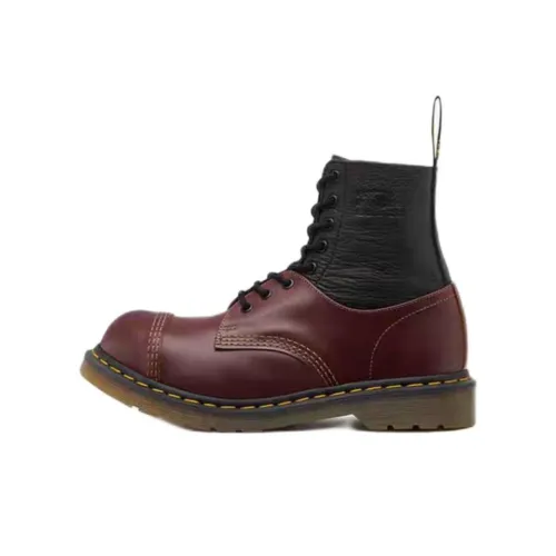 MM6 Maison Margiela совместный бренд x Dr.Martens ботильоны женские коричневые