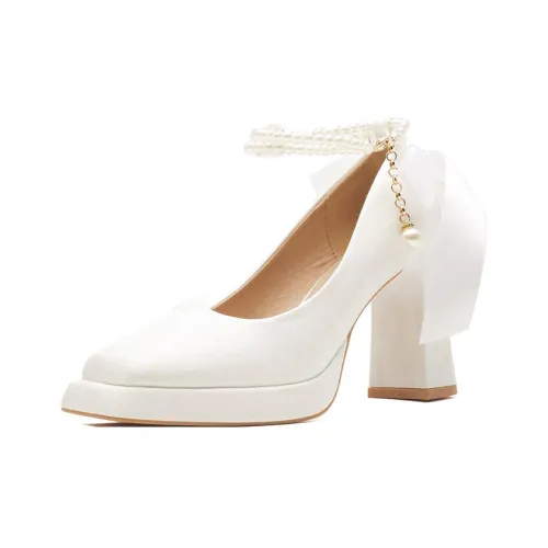 Zubumei Грубый каблук Высокие каблуки Женские