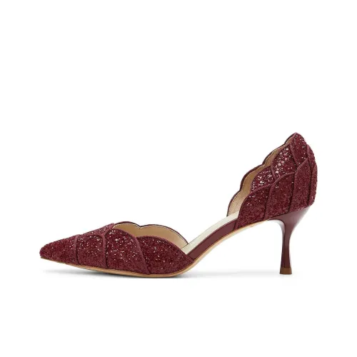 73Hours Rose Girlish Узкий каблук Высокие каблуки 6,5 см Женские Красный