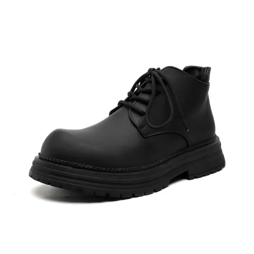 V ZERO FIVE Короткий Мартин Ботинок 5CM Мужской Черный