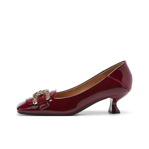 Zubumei Низкий каблук Высокие каблуки 4CM Женские