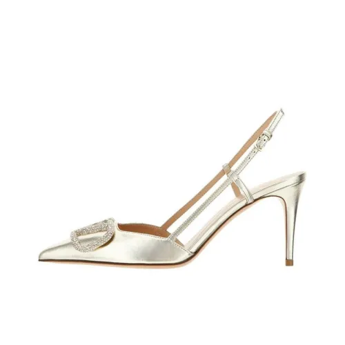 Xingdiman Узкий каблук Высокие каблуки Женские Серебряные
