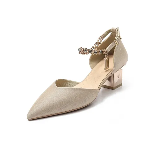 Bamiti Квадратный каблук Высокие каблуки Женские