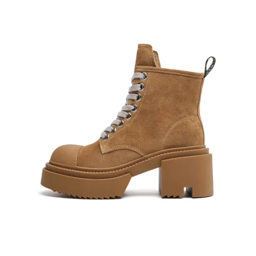 CHERYKALLY Стиль Майярд Ботильоны Короткий Мартин Boot 8 см Женские