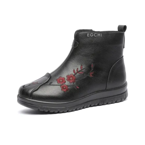 EGCHI Ботильоны Черные Женские
