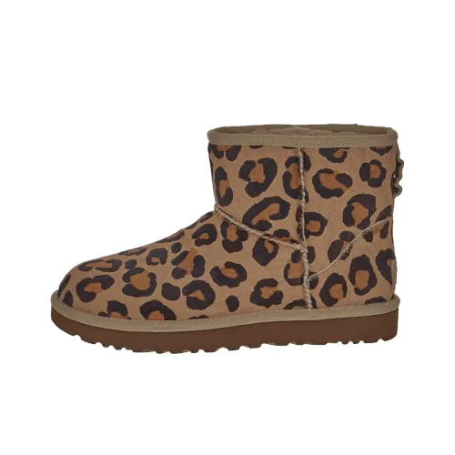 UGG CLASSIC MINI Термические Короткие Снежные Ботинки Женские Коричневые