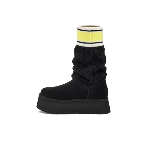 UGG Женские высокие сапоги до колена, черные