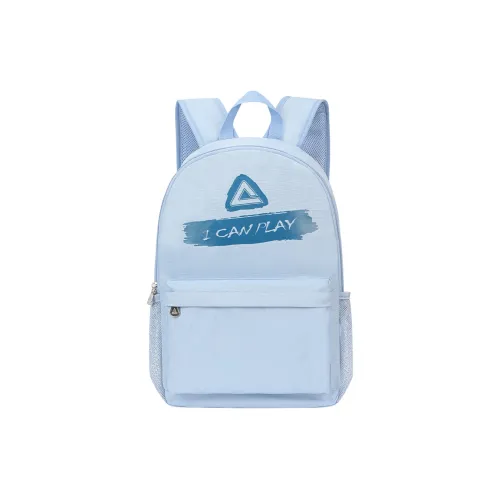 PEAK ПУ (полиуретан) Небесно-синий Рюкзак Стандартный Унисекс Однотонный