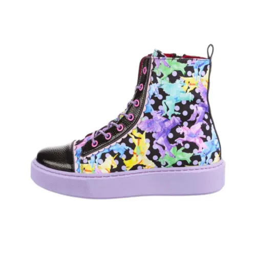 IRREGULAR CHOICE Camden Короткий Мартин Boot Унисекс Фиолетовый Черный