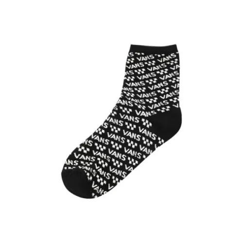 VANS 1 шт Черный/Белый Женские носки
