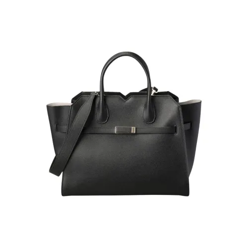 Valextra Коровья кожа Сумка на одно плечо Женская Черная